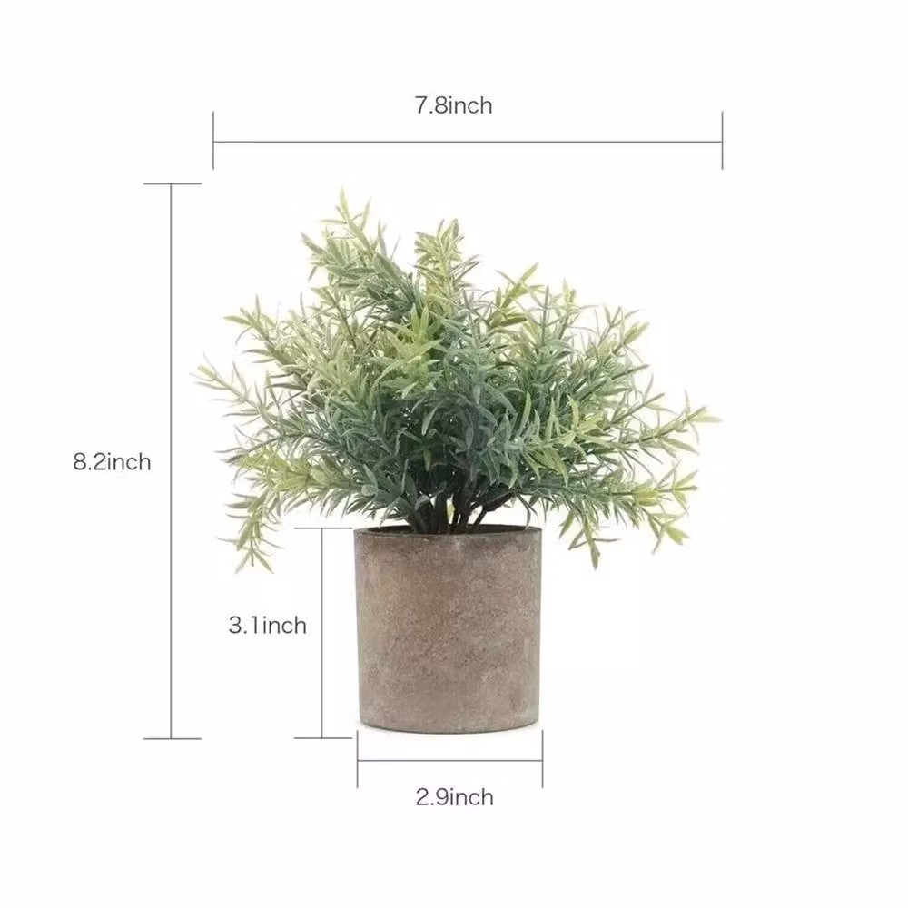 Nordara Set of 3 Green Artificial Potted Trees for Indoor and Outdoor Decor – 2