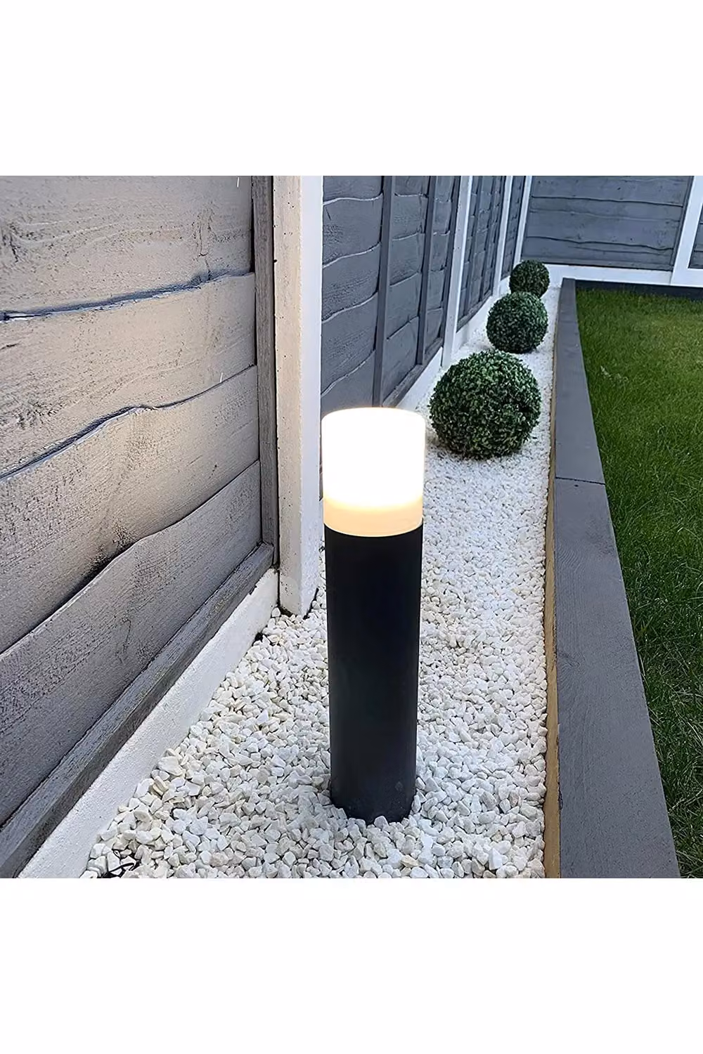 CGC Lighting Cortez Modern Grey Outdoor Post Light – 3