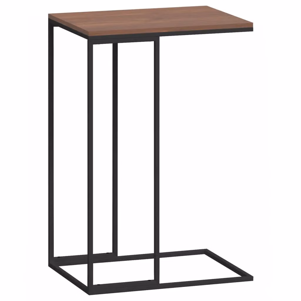 Berkfield Home Black Side Table W/D/H: 40 x 30 x 59 cm – 2