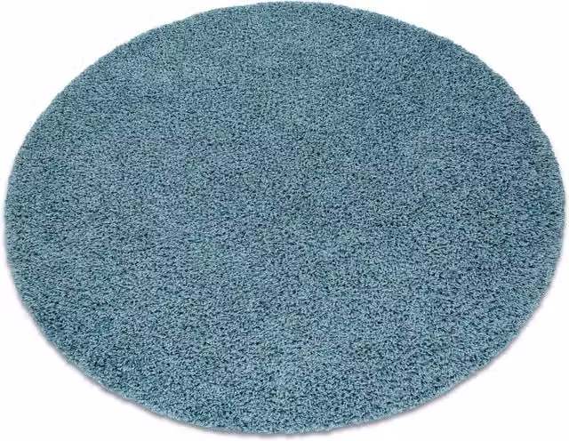RugsX Soffi Round Blue Polypropylene Rug, Diameter: 100 cm