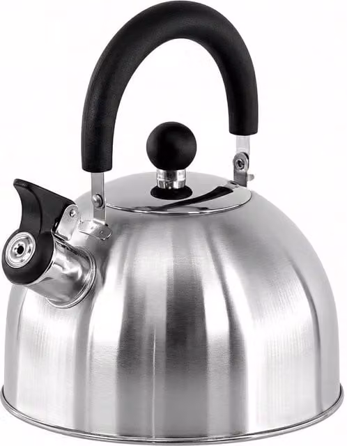 Havendro Stainless Steel Whistling Camping Kettle, 2.5 l, Silver – 1