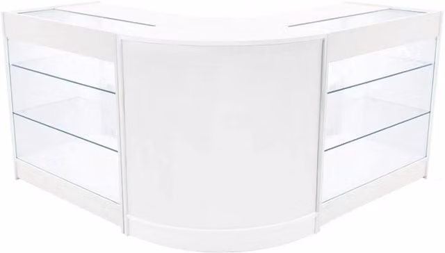 Monstershop Helios LED Shop Counter Set CM60 and 2 x K900 in White