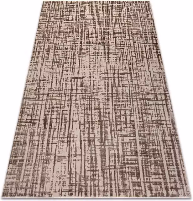 RugsX Aura Beige Geometric Minimalist Rectangular Rug W: 160 cm, L: 220 cm – 1