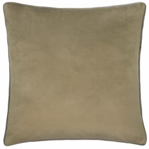 Riva Home Meridian Green Velvet Square Decorative Cushion, W/D/H: 45 x 45 x 45 cm