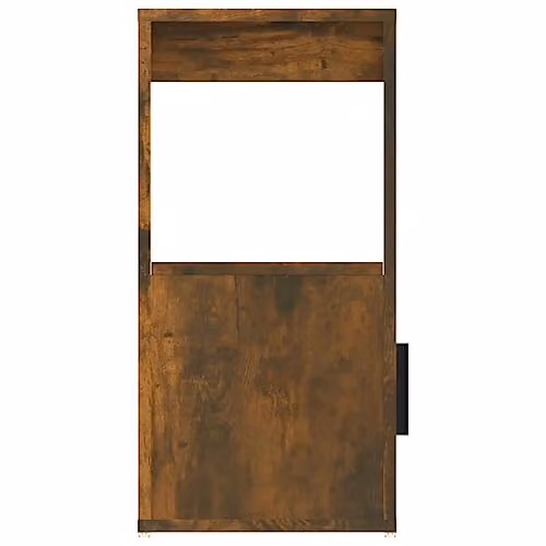 vidaXL Classic Sideboard in Brown Smoked Oak, W/D/H: 80 x 30 x 60 cm – 3