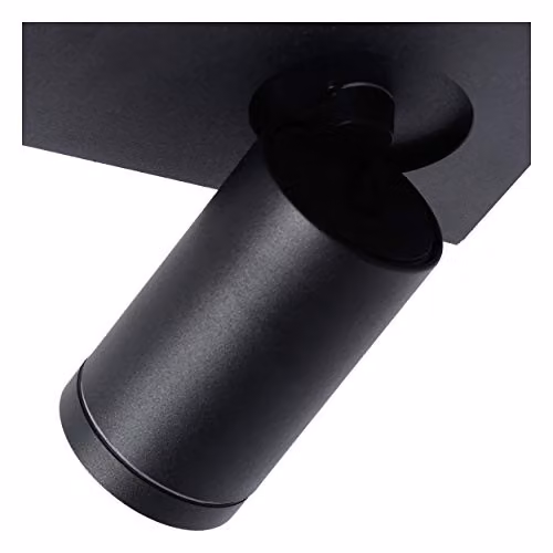 Lucide Taylor Dimmable LED Ceiling Spotlight for Bathrooms, Black, GU10, IP44 – 6