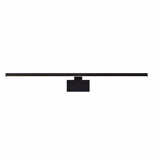 Nordlux Marlee LED Wall Light Black Aluminium, IP44 Bathroom Lighting, 3000k Warm White, Mains Operated