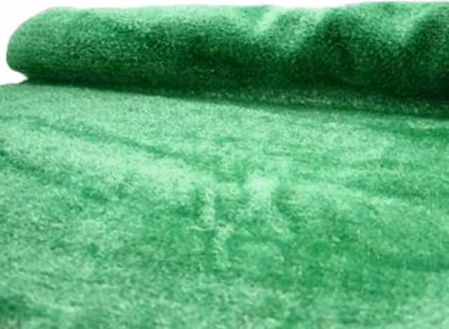 KDMD Green Grass Design Matting for Weddings and Everyday Use
