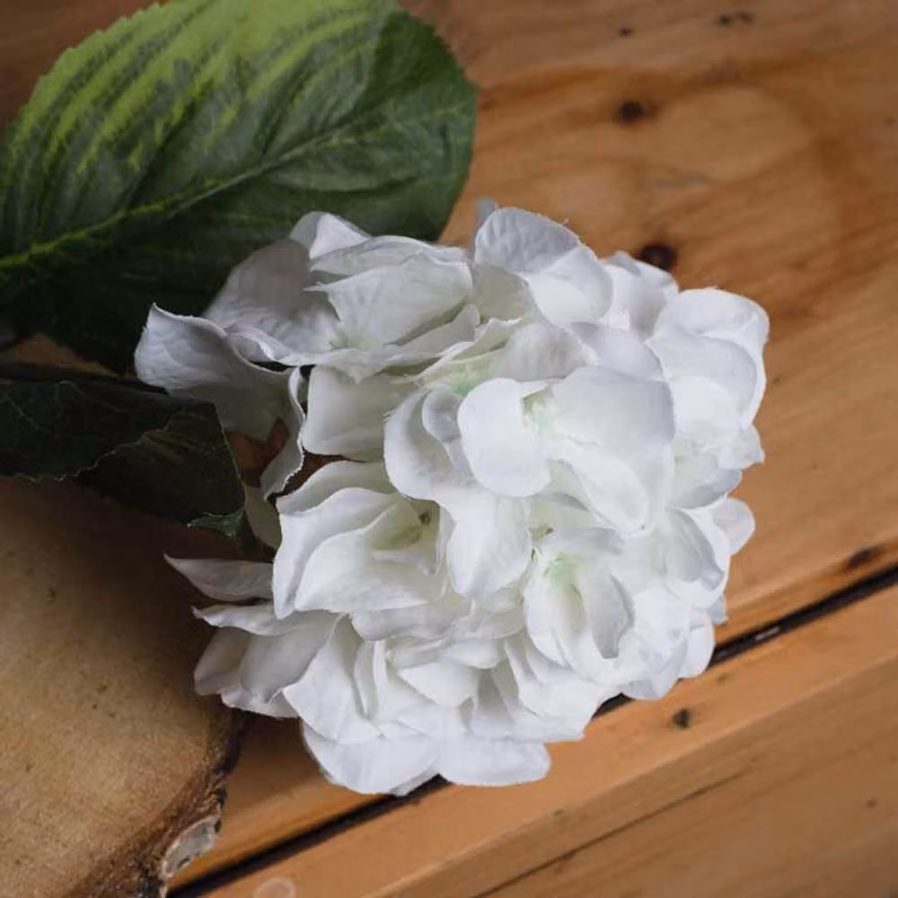 Lemon Pavilion White Small Head Hydrangea Artificial Flower, W15 x D15 x H71 cm – 2