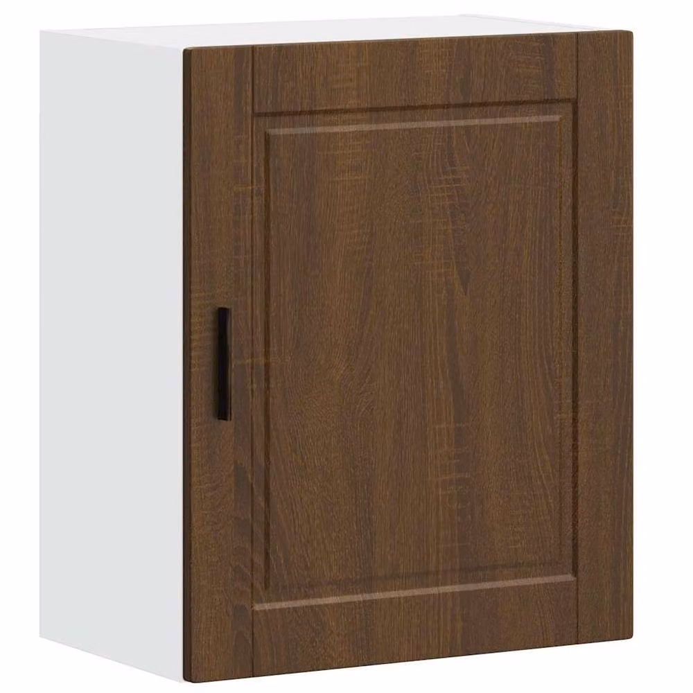 Berkfield Home Porto Kitchen Wall Cabinet in Brown Oak Engineered Wood W/D/H: 60 x 31 x 25 cm – 2
