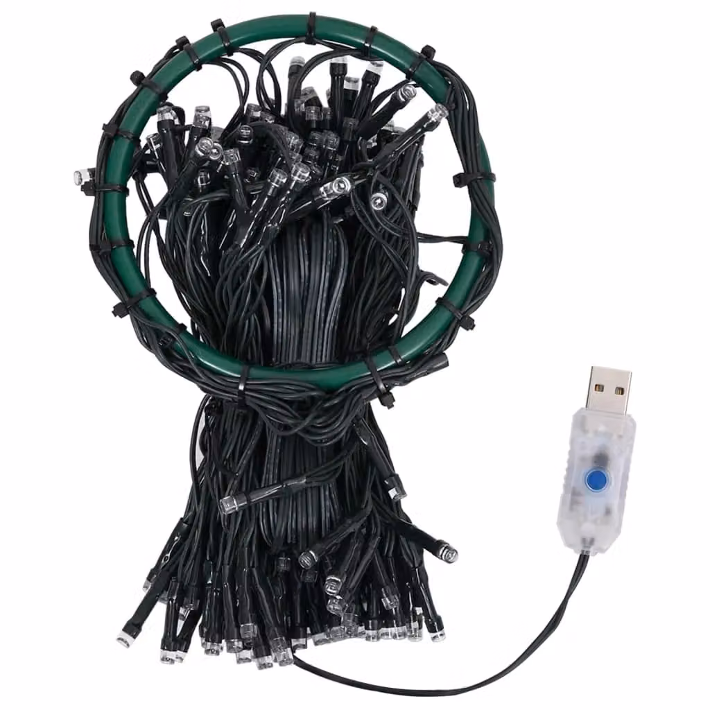 Berkfield Home Multicolour LED Christmas Tree Net Lights, 210 cm – 2