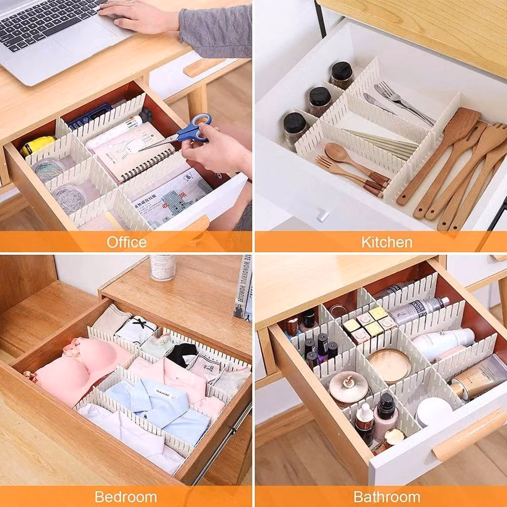 SPETLEK Medium Drawer Dividers in White – 2