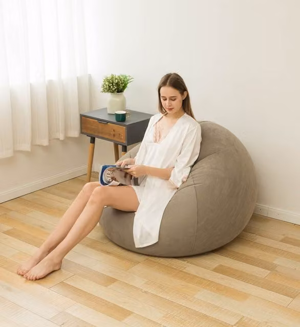 Leaper Foldable Inflatable Casual Sofa in Grey