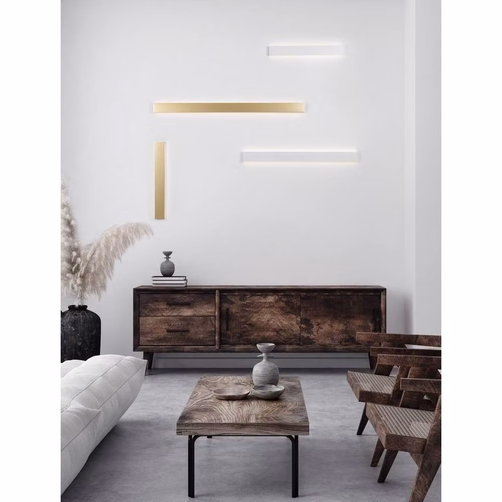 Netlighting Seline LED Wall Lamp in Sandy White Aluminium with Philips Warm White Bulb – 2