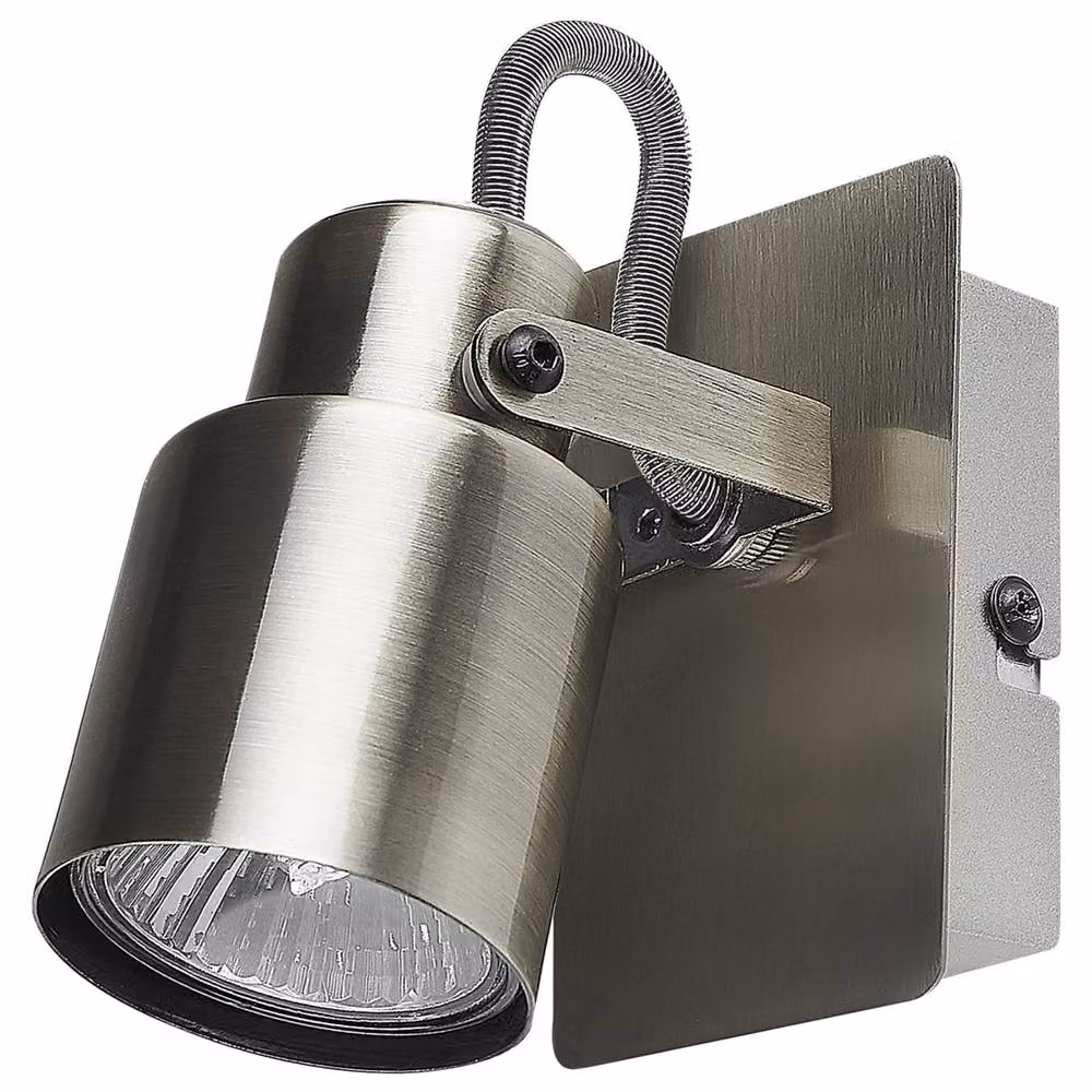 Wyld and Coco Set of 2 Silver Metal Swing-Arm Wall Lamps with Adjustable Cone Shades – 3