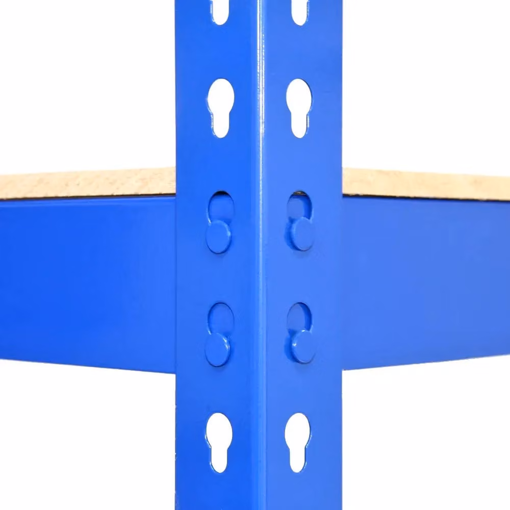 Monster Racking Q-Rax Blue Metal Shelving Unit, W/D/H: 120 x 50 x 182.5 cm – 3
