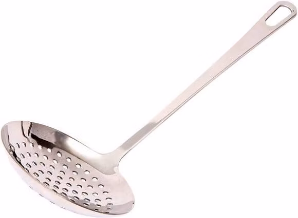 Dexam Stainless Steel Round Skimmer in Silver