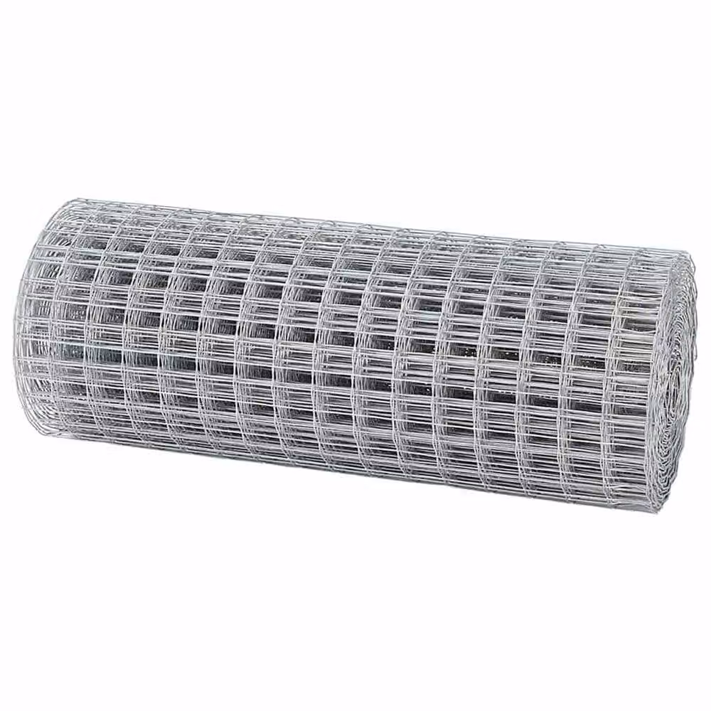 Berkfield Home Euro Fence Galvanised Steel Rectangular Fencing in Grey, H: 0.8 m, L: 25 m – 3
