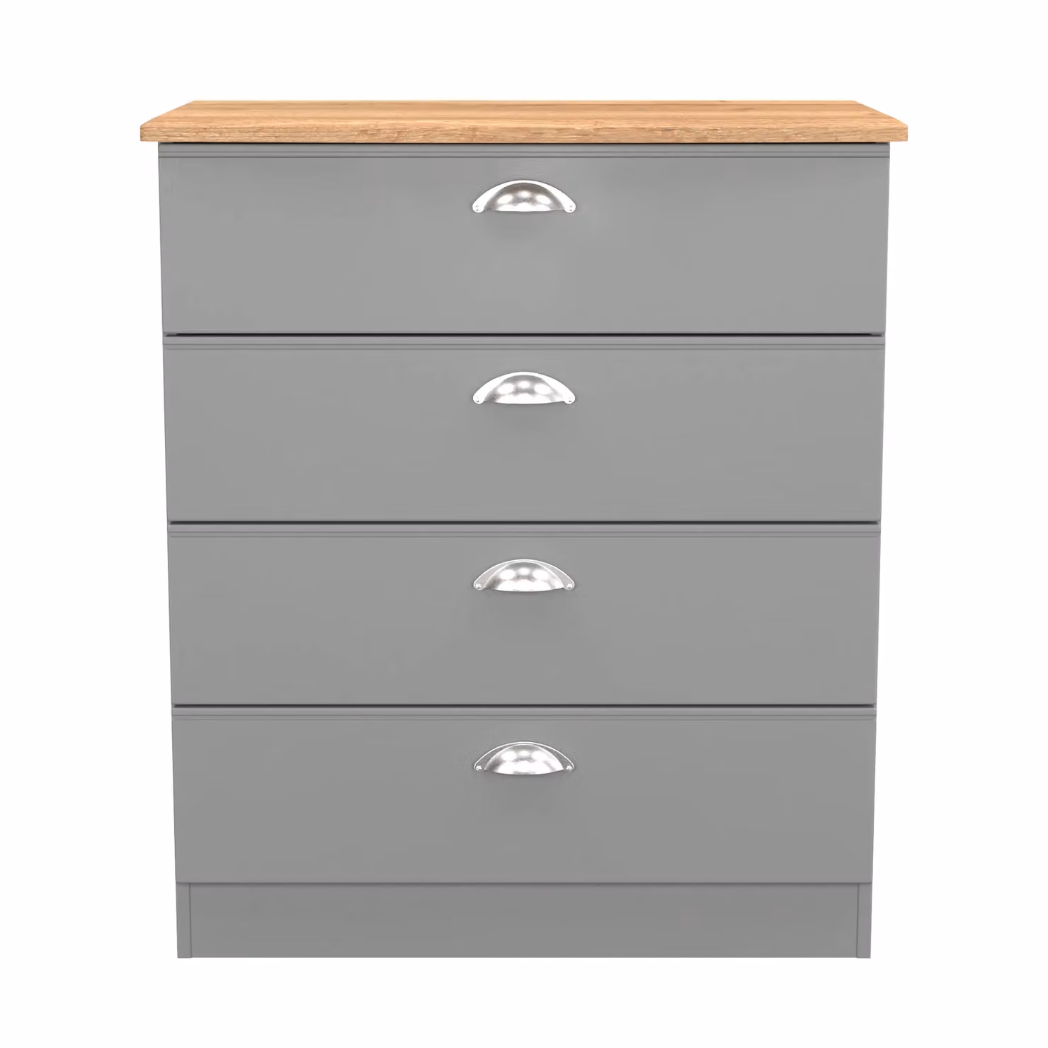 Ready Assembled 2 U Albert 4 Drawer Chest in Dark Grey – 2