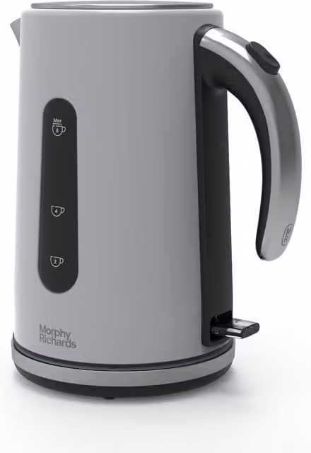 Morphy Richards Motive Jug Kettle in White and Grey, 1.7 l