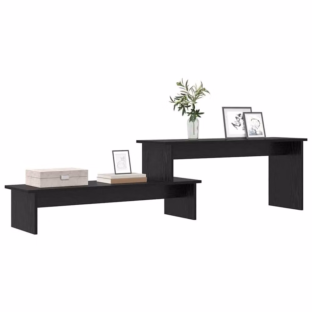 Berkfield Home Modern Black Oak TV Cabinet, W/D/H: 180 x 43 x 30 cm – 3