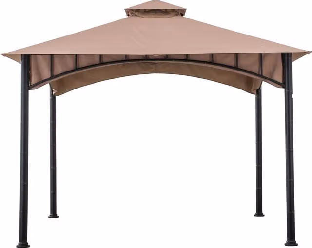 Sunjoy Lauro Gazebo in Sand Brown, W/D: 340 x 340 cm