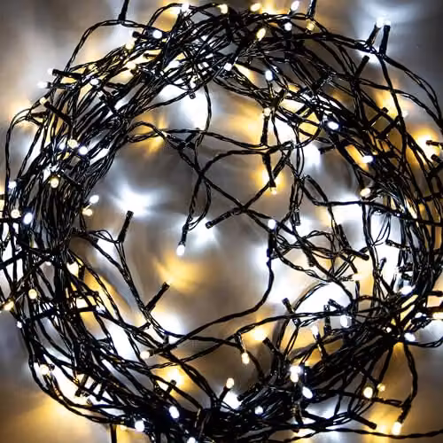 Shatchi 750 LED Christmas Tree Fairy String Lights in Warm White with Timer and IP44 Waterproof Rating – 5