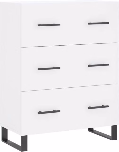 Berkfield Home White Classic Sideboard, W/D/H: 69.5 x 34 x 90 cm – 1