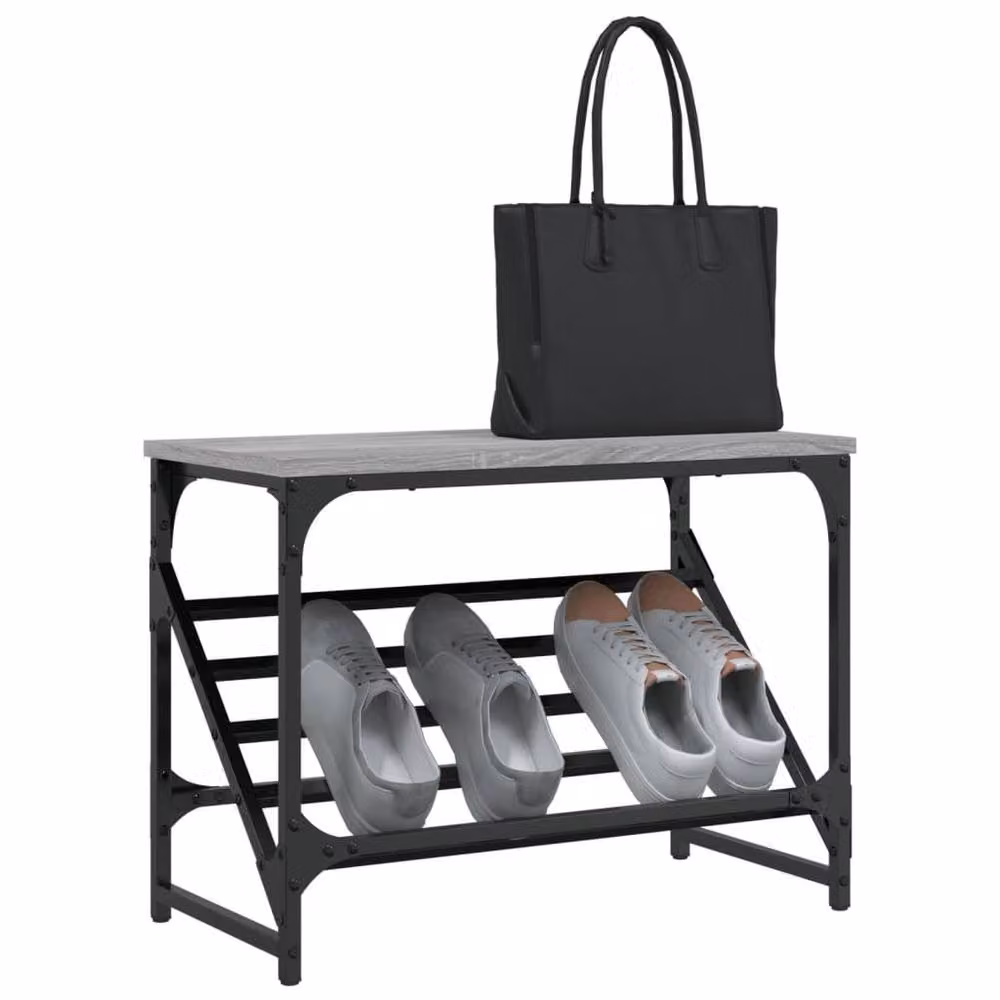 Berkfield Home Grey Sonoma Shoe Rack, W/D/H: 60 x 30 x 45 cm – 3