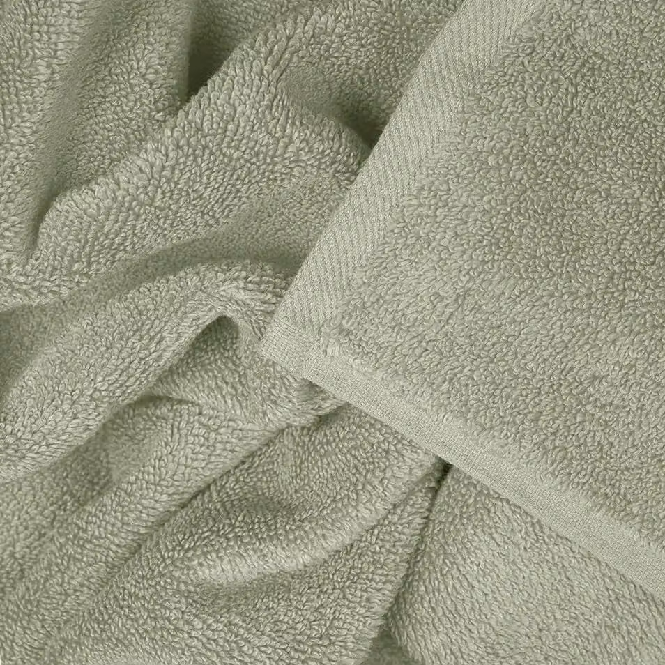 Allure Bath Fashions Bamboo Cotton Bath Sheet in Green, W: 90 cm, H: 150 cm – 3