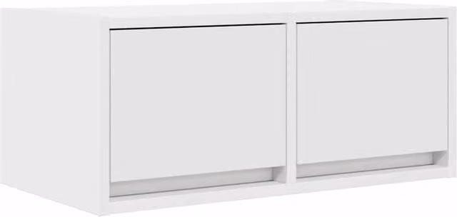 Berkfield Home White TV Cabinet in MDF, W/D/H: 60 x 31 x 25.5 cm