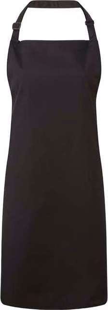Premier Colours Full Apron in Black, Size XL
