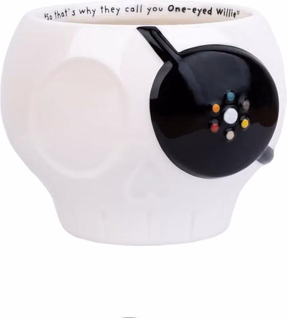 Grupo Erik The Goonies One Eyed Willy Ceramic Serving Bowl, White, 700 ml