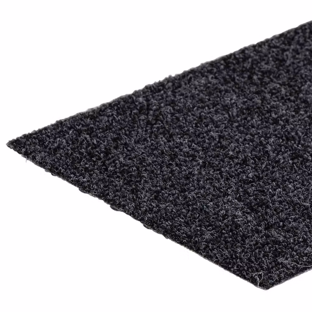 Berkfield Home Self-adhesive Rectangular Stair Mats, 15 Pack, Grey, W: 76 cm, D: 20 cm – 3