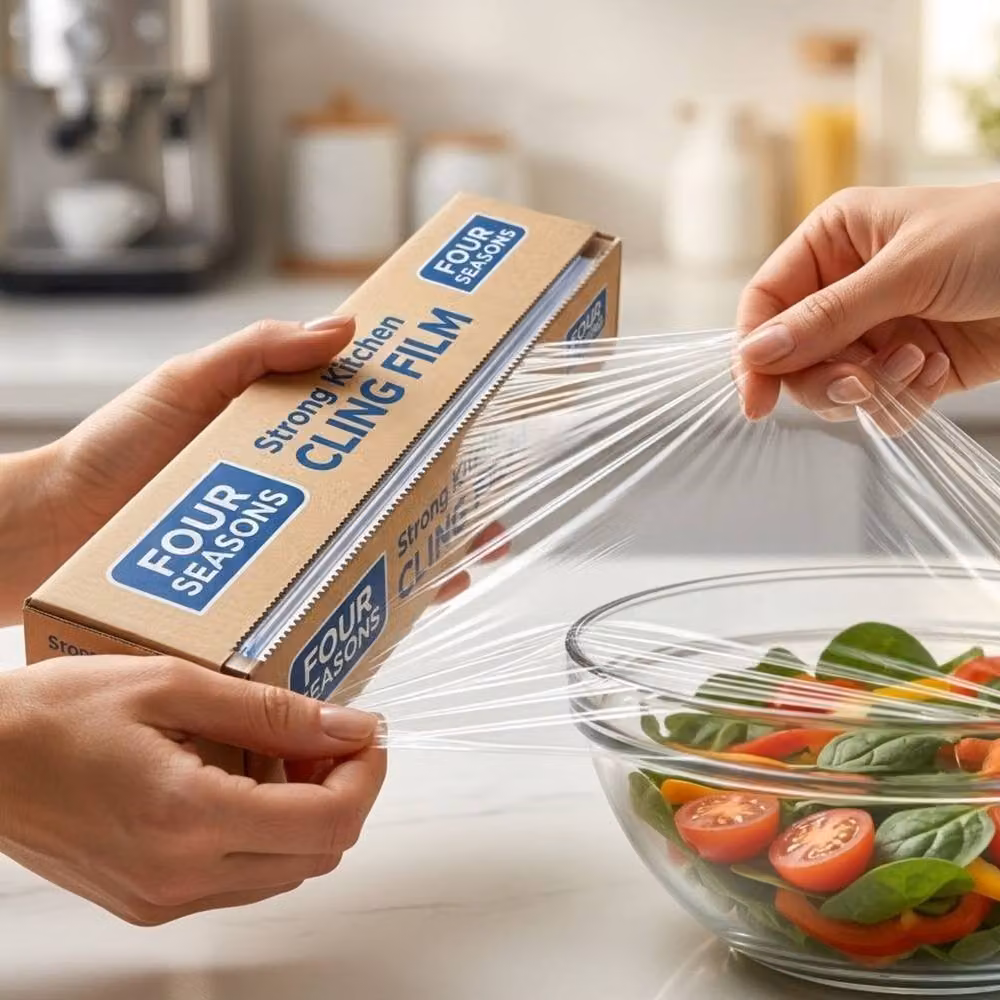 Bedsland FS Cling Film Food Wrap Dispensing Box in Transparent, 35 m x 35 cm – 2
