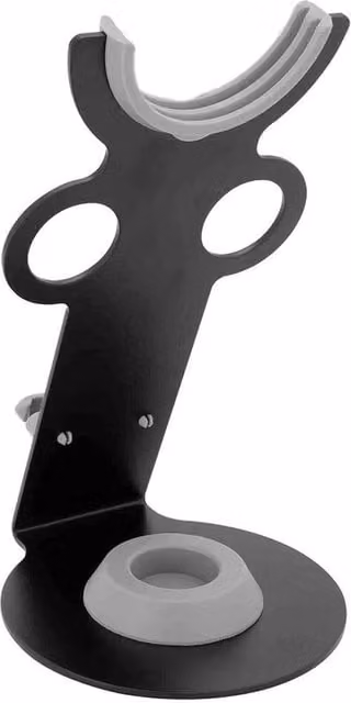 FLAVORA Anti Drop Magnetic Hair Dryer Holder Stand in Black