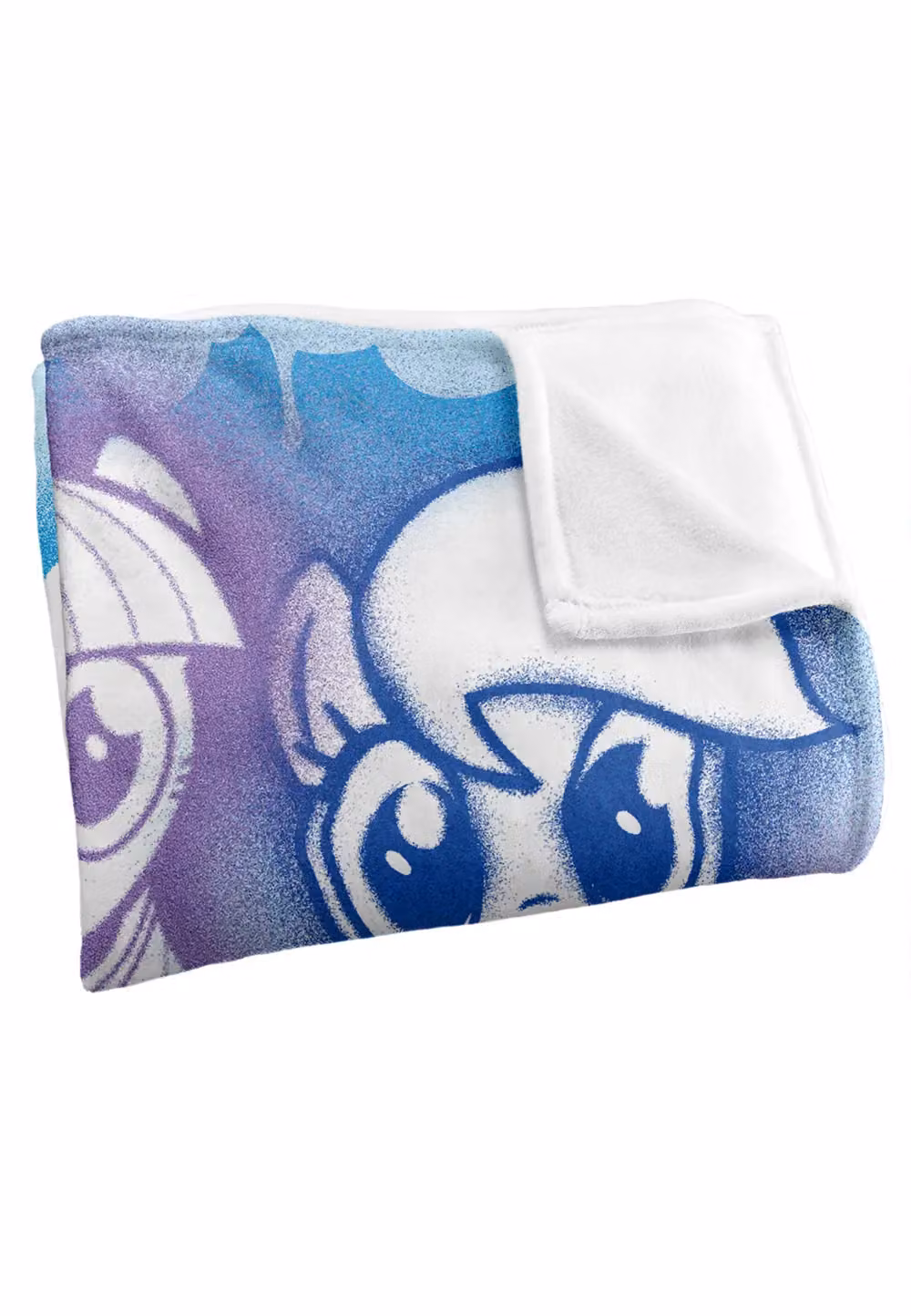 LOGOVISION White Fluffy Microfibre Fleece Throw Blanket W/D/H: 152 x 127 cm – 3