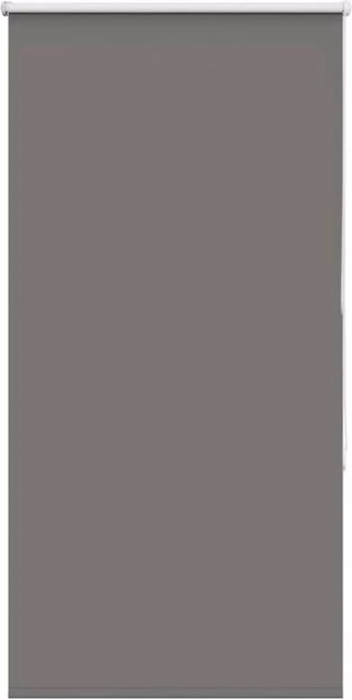 Berkfield Home Grey Blackout Roller Blind, Thermal Insulating Polyester, W: 75 cm, H: 130 cm – 1