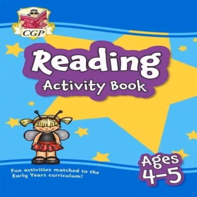 CGP Books Reading Activity Book for Ages 4-5 (Reception) Multicolour Paperback