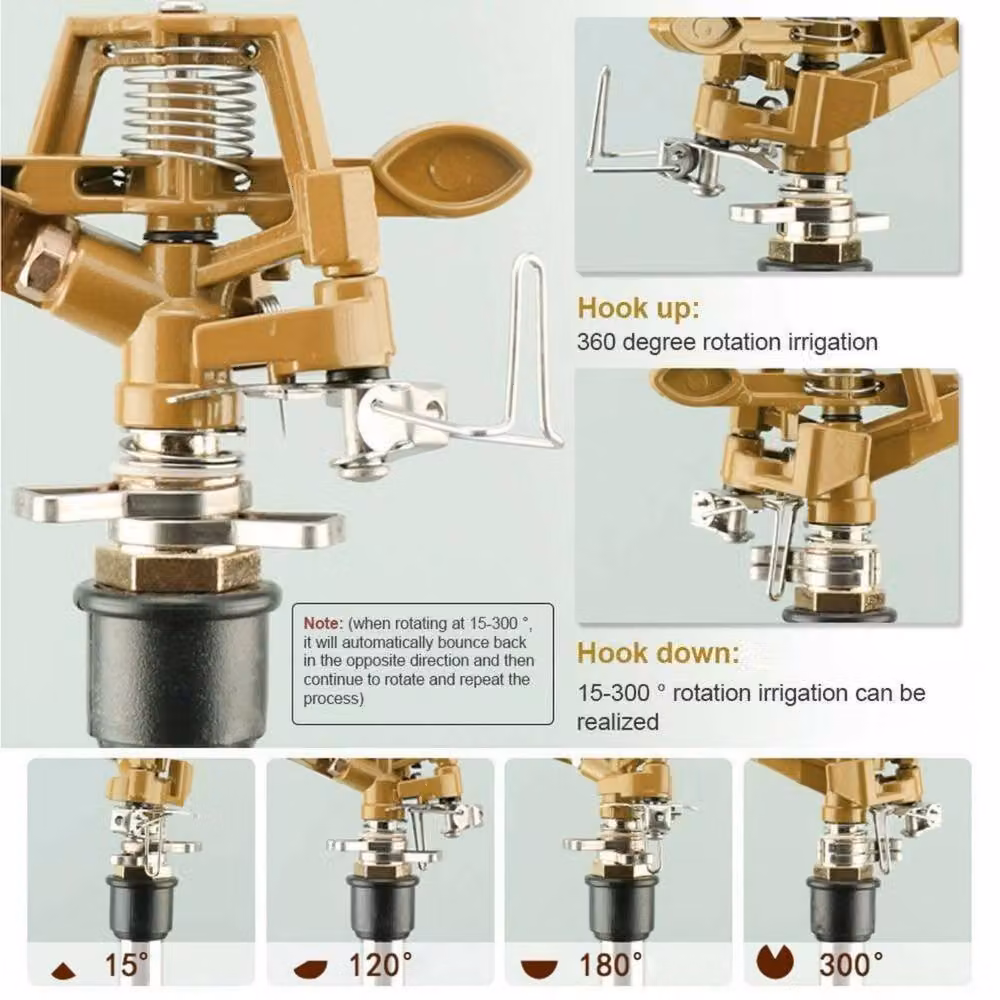 SPETLEK Rotating Water Sprayer in Gold for Garden and Lawn Irrigation – 4