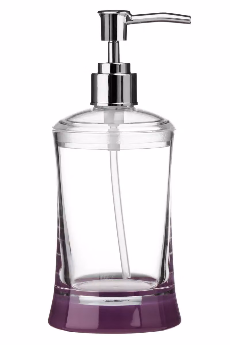 Orsina Purple and Transparent Acrylic Pump Lotion Dispenser – 2