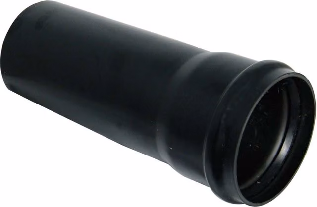 FloPlast 110mm Single Socket Soil Pipe, 4 Metre, Black - SP4