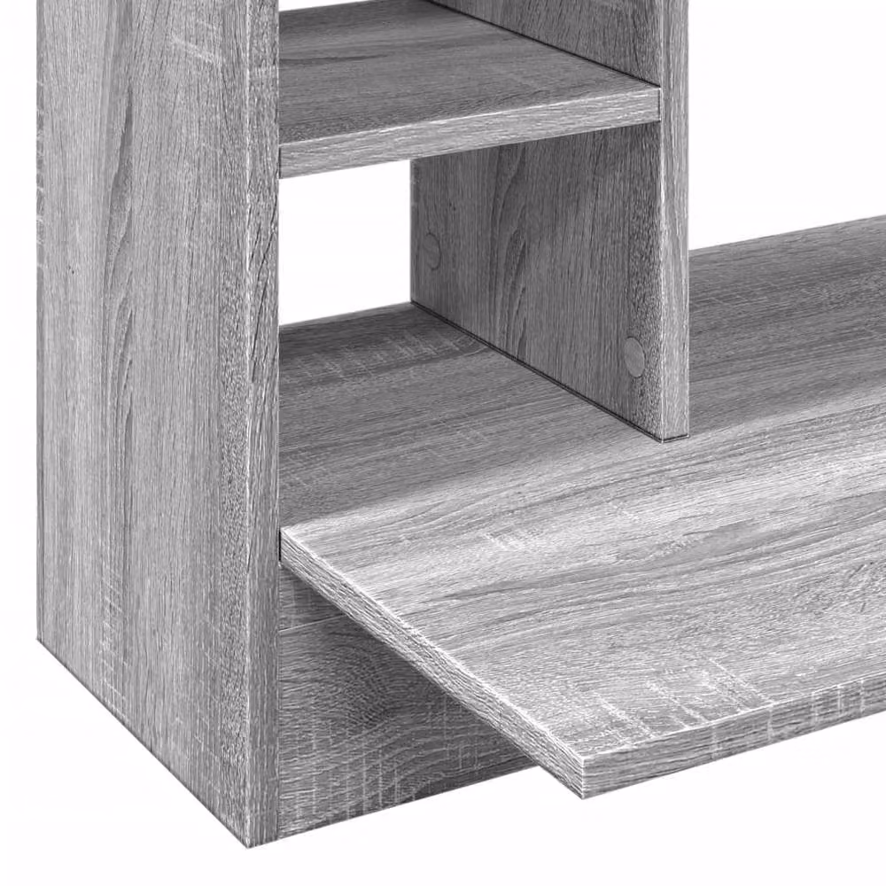 Berkfield Home Modern Wall-Mounted Writing Desk in Grey Sonoma, W/D/H: 105 x 48 x 75 cm – 4