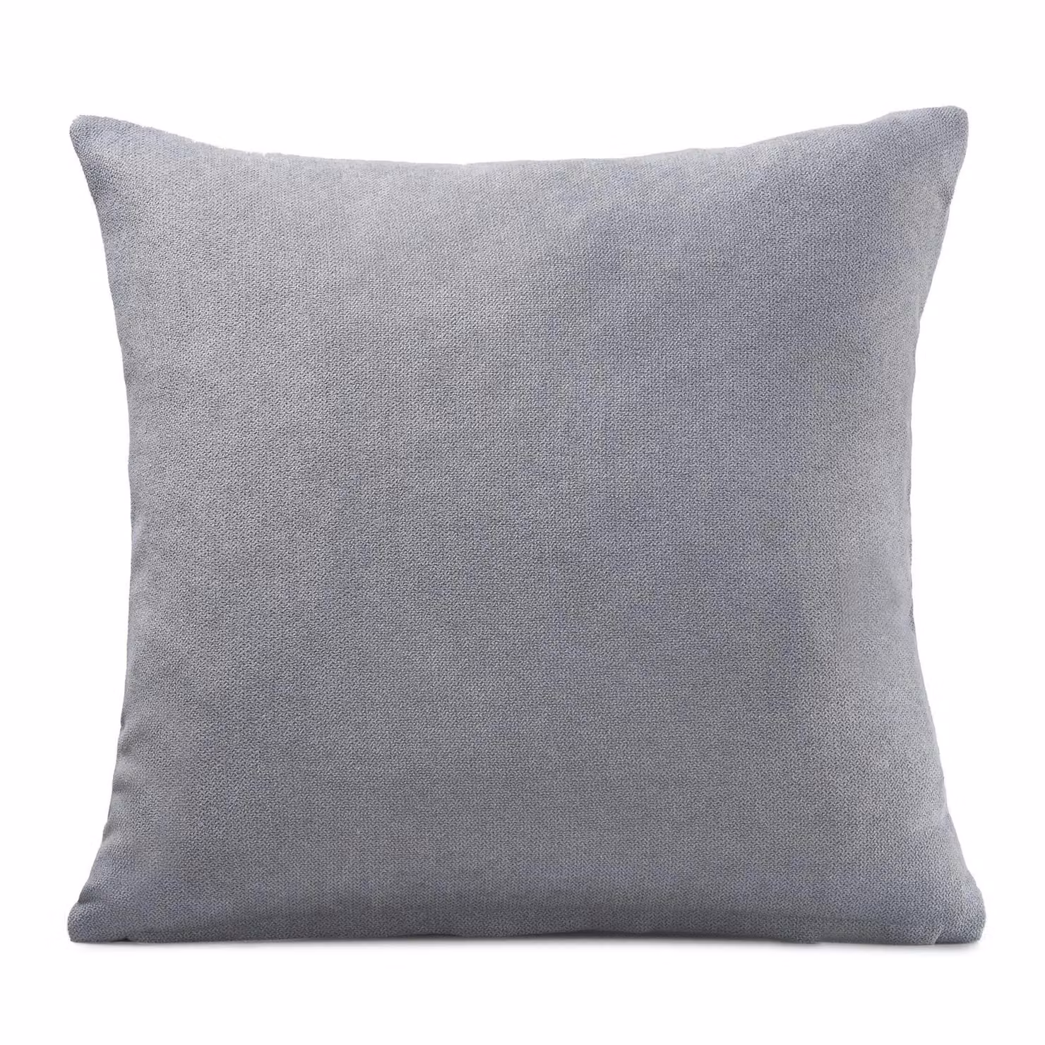 Luxor Living Silver Velvet Chenille Square Cushion, 55 x 55 cm – 2