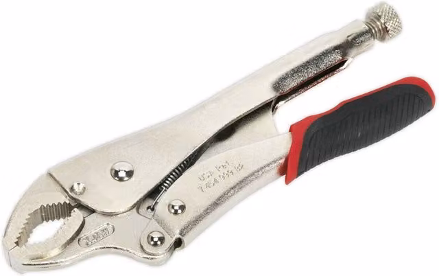 Loops Quick Release Locking Pliers in Silver and Multicolour, 220 mm with Chrome Molybdenum and Chrome Vanadium Steel Construction – 1