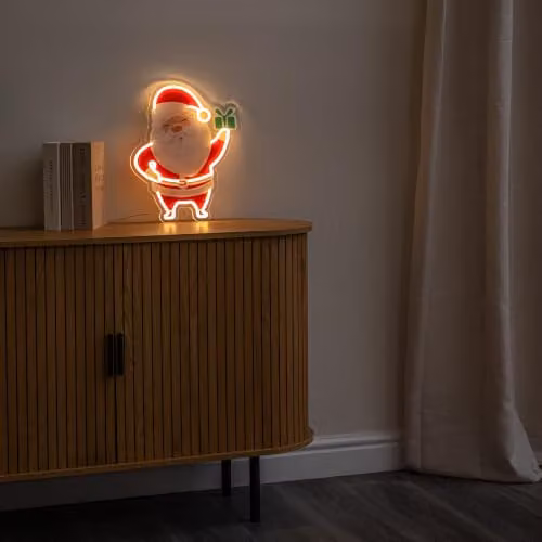 Samuel Alexander Santa Christmas Neon Light Decoration with Warm White LEDs, 40 cm – 2