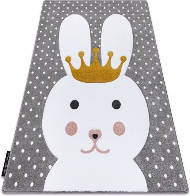 RugsX Petit Kids Motif Rug in Grey, W/D: 200 x 290 cm – 1