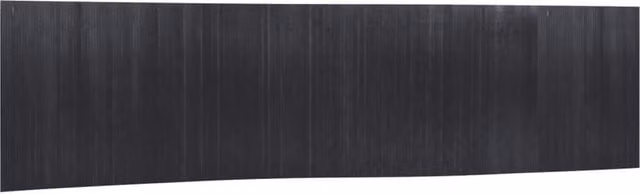 Berkfield Home Bamboo Room Divider in Dark Grey, H: 165 cm, W: 80 cm