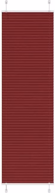 Berkfield Home Single Pleat Corded Blind in Bordeaux Red, W: 60 cm, H: 200 cm – 1