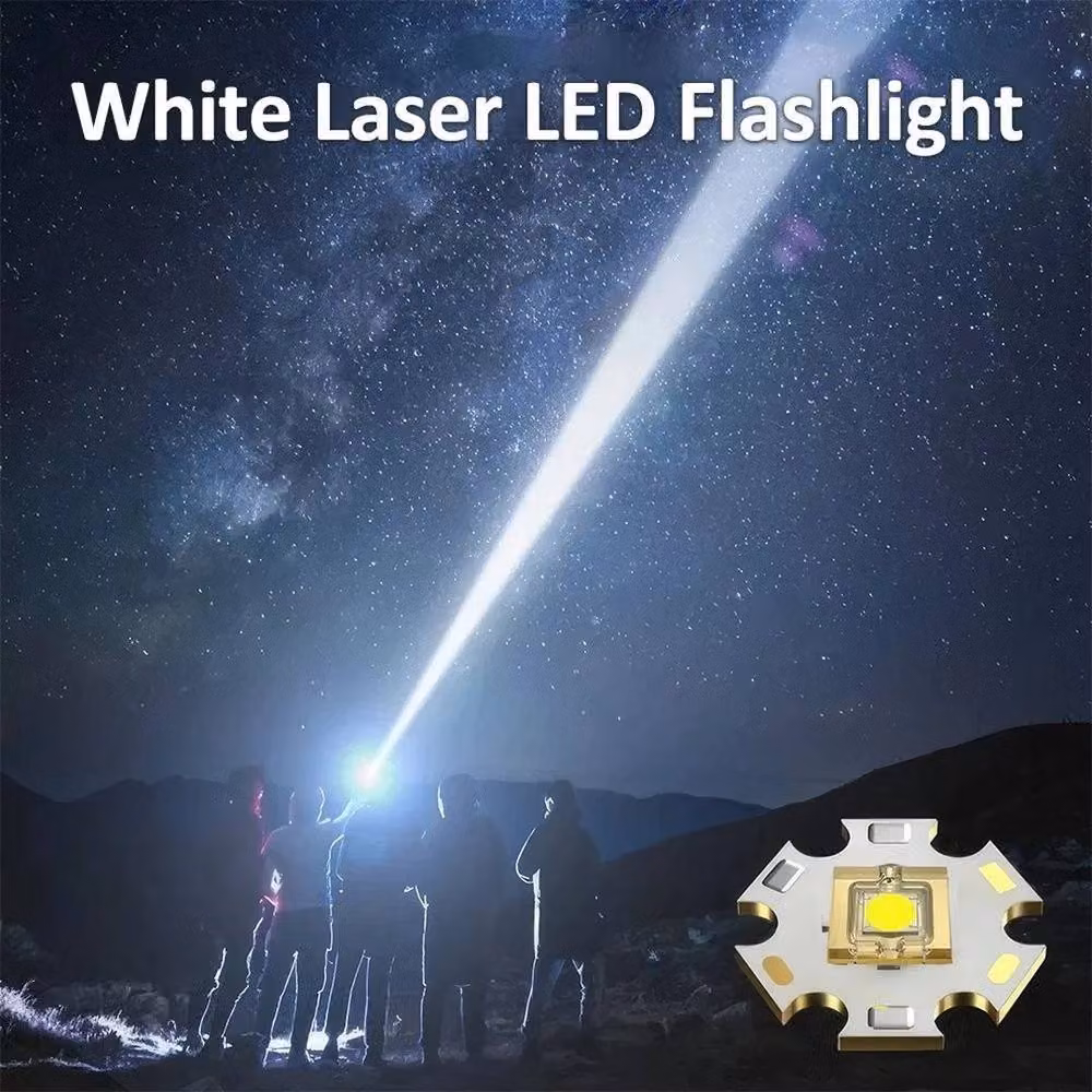 FLAVORA 100W LED Rechargeable Flashlight Spotlight in Black – 5